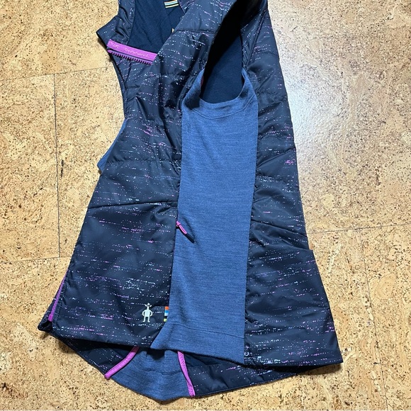 Smartwool Wm’s Smartloft 60 Merino Lined Hoodie Vest Sz XS - Picture 9 of 16
